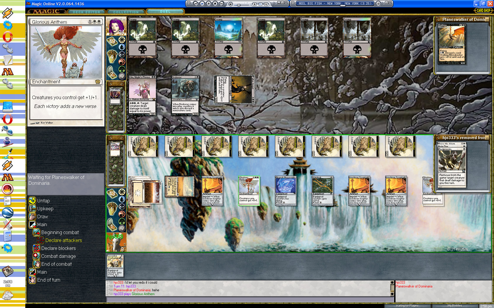 from an MTGO game I played